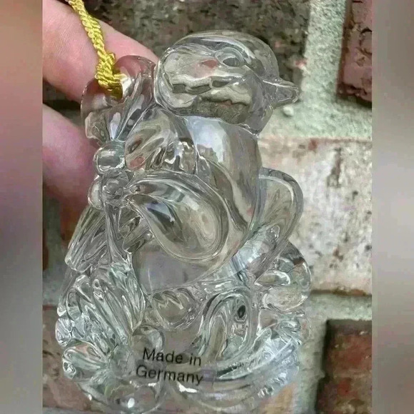 Gorham Crystal Holiday Birds Ornaments, Boxed Set of 3 Made In Germany - Picture 6 of 16